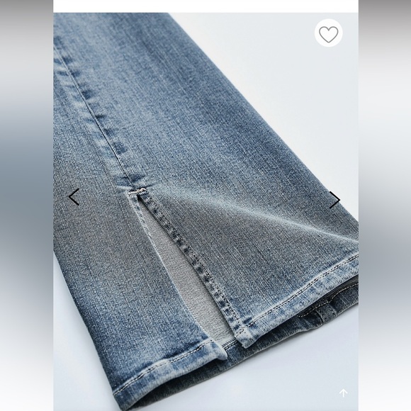 Own Low-Rise Stretch Split Flare Jeans size W28/L30 NWT - Picture 2 of 12
